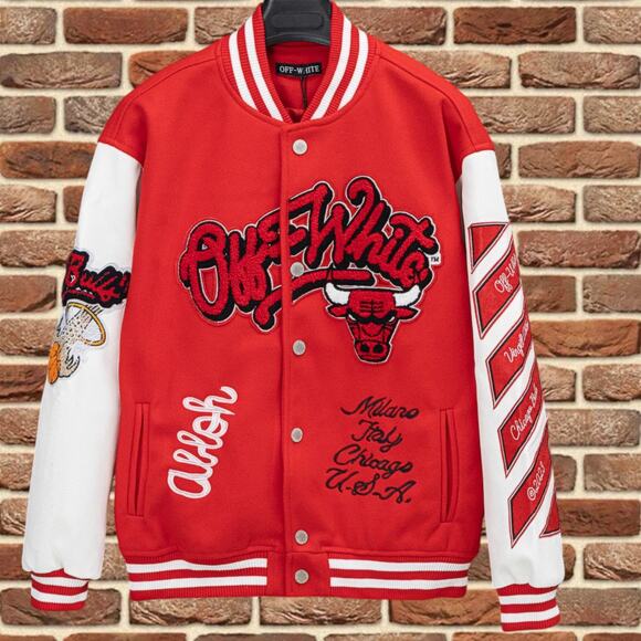 Classic Men's Off-White Jackets Red - Picture 1 of 5
